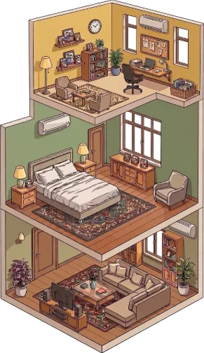 2nd Floor or Above